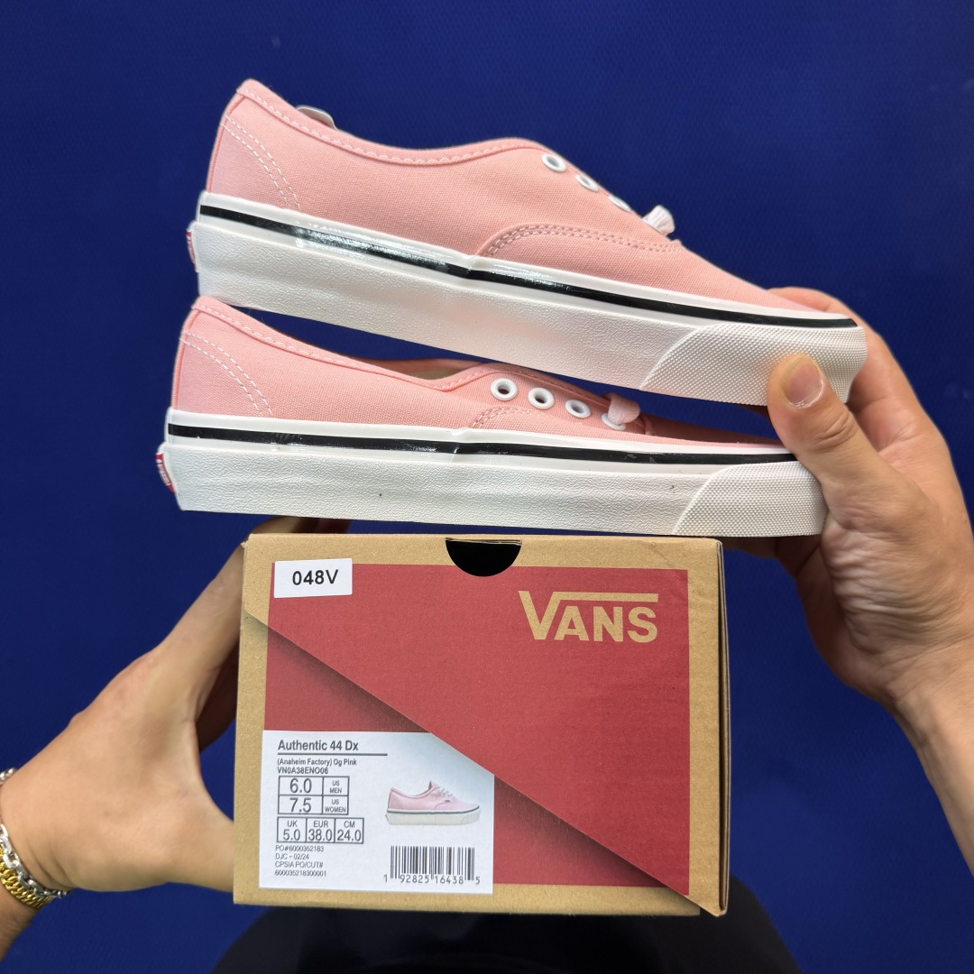 虎扑版！Vans Authentic 安纳海姆 048V纯原级别外贸订单！万斯经典 硫化帆布板鞋正品海鸥