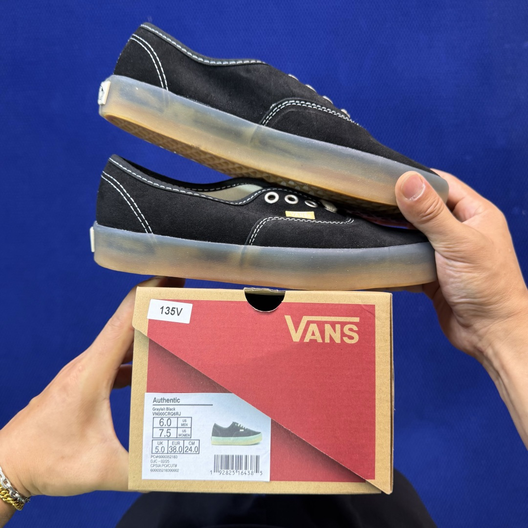 虎扑版！Vans Authentic 安纳海姆 135V纯原级别外贸订单！万斯经典 硫化帆布板鞋正品海鸥
