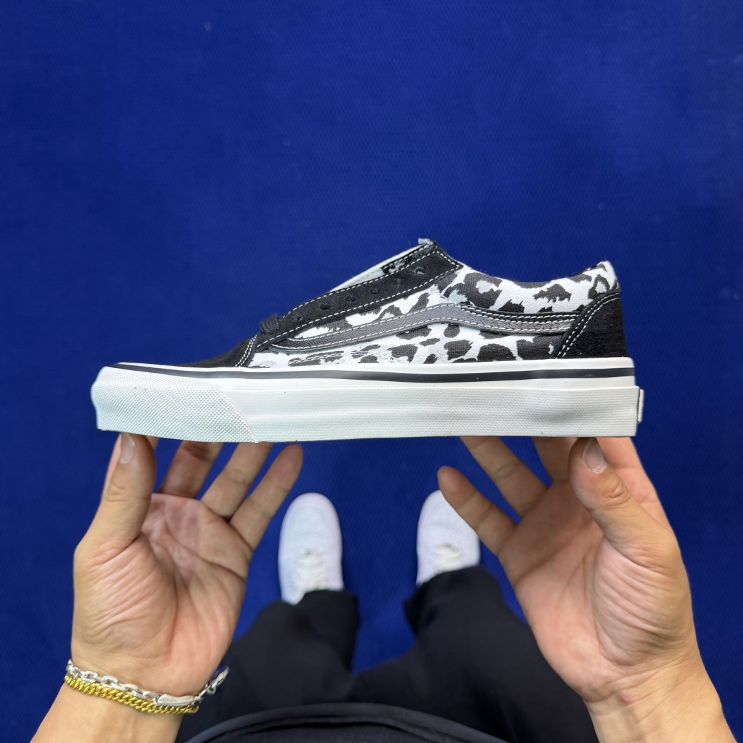 虎扑版！Vans Old Skool 低帮 134V纯原级别外贸订单！万斯经典 硫化帆布板鞋正品海鸥线 