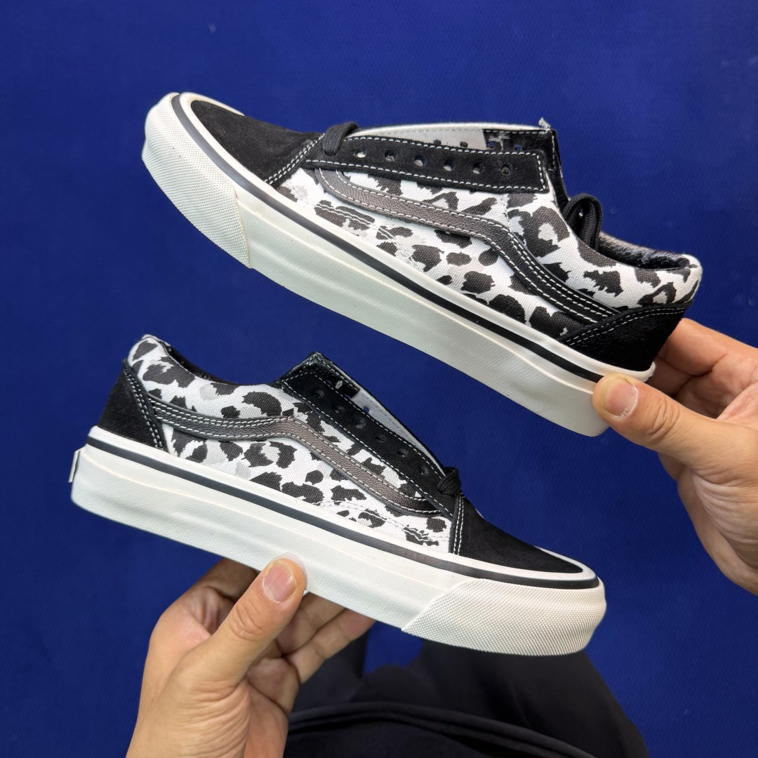 虎扑版！Vans Old Skool 低帮 134V纯原级别外贸订单！万斯经典 硫化帆布板鞋正品海鸥线 