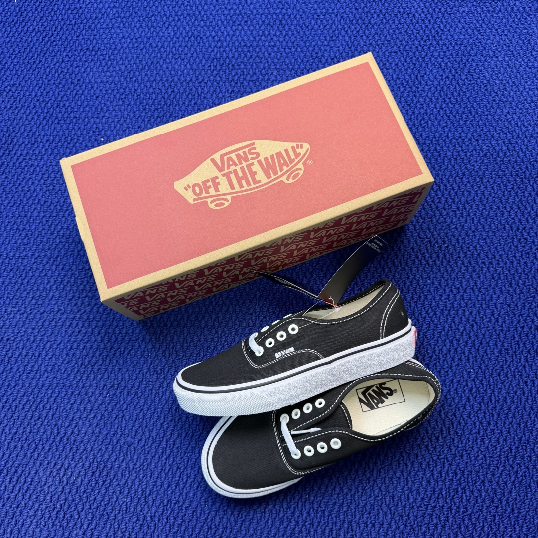 虎扑版！Vans Authentic 安纳海姆 A01V纯原级别外贸订单！万斯经典 硫化帆布板鞋正品海鸥