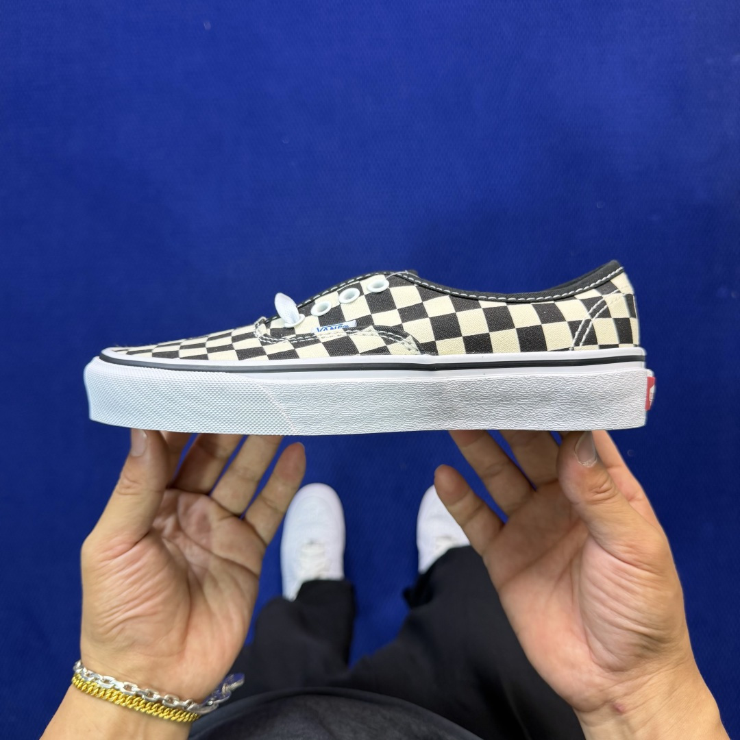 虎扑版！Vans Authentic 安纳海姆 043V纯原级别外贸订单！万斯经典 硫化帆布板鞋正品海鸥