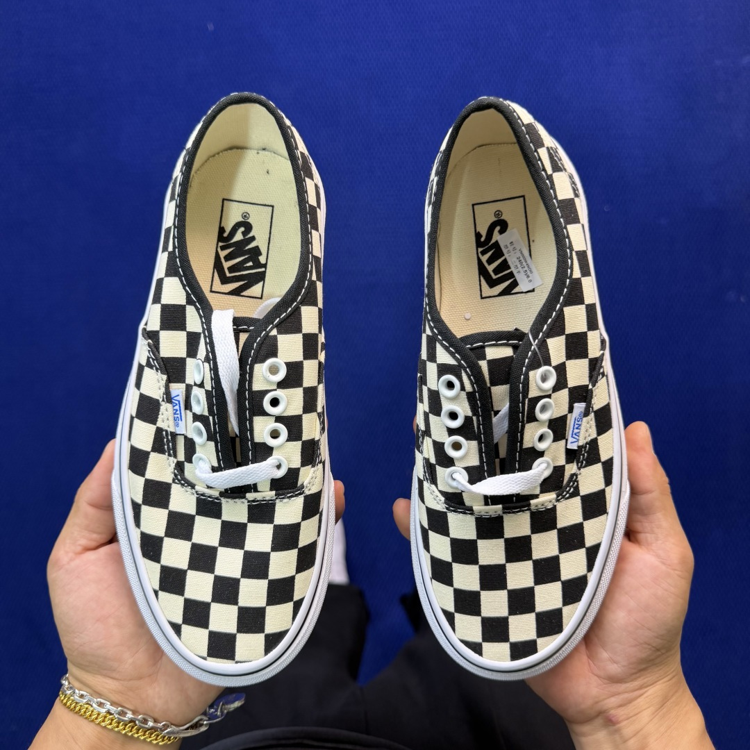 虎扑版！Vans Authentic 安纳海姆 043V纯原级别外贸订单！万斯经典 硫化帆布板鞋正品海鸥