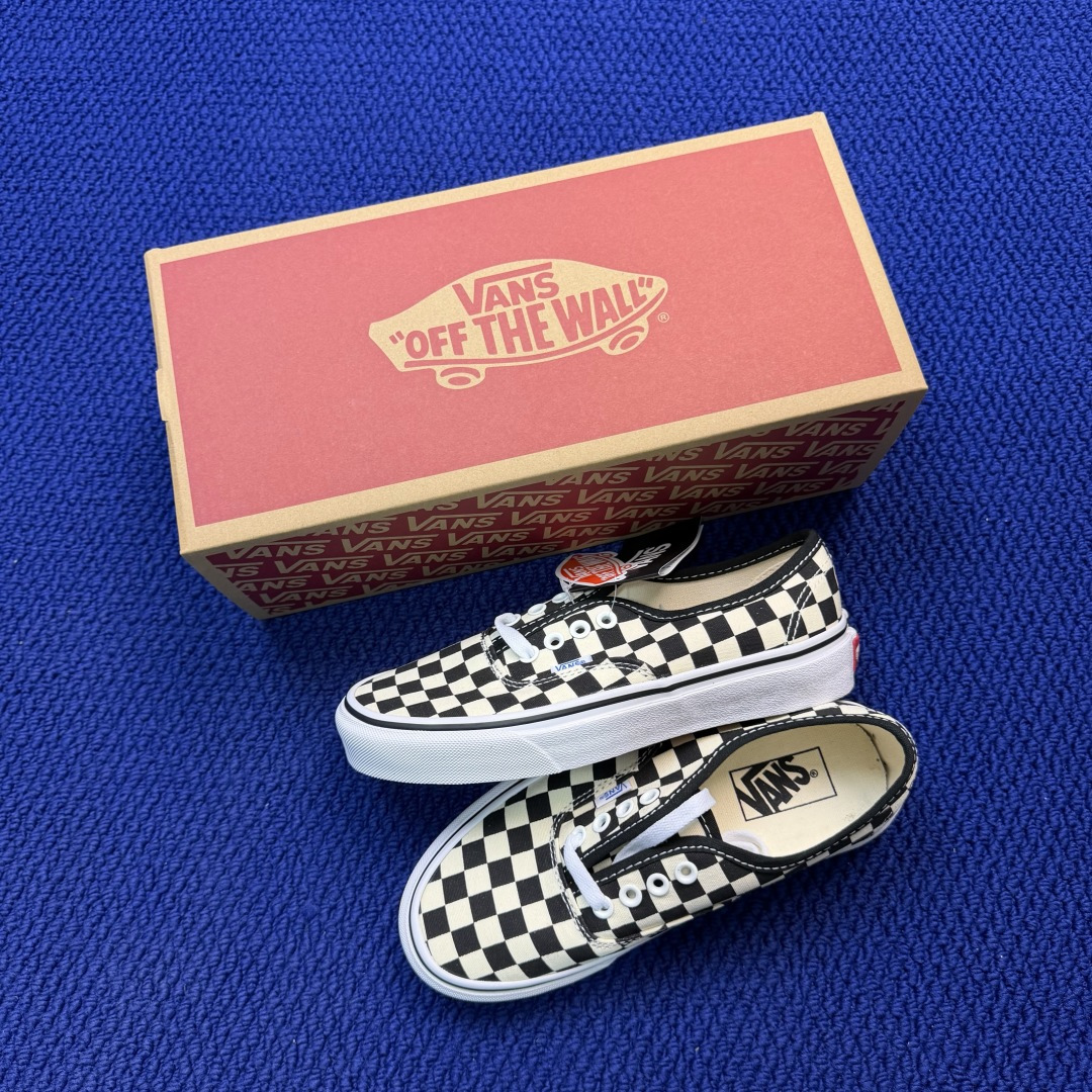 虎扑版！Vans Authentic 安纳海姆 043V纯原级别外贸订单！万斯经典 硫化帆布板鞋正品海鸥