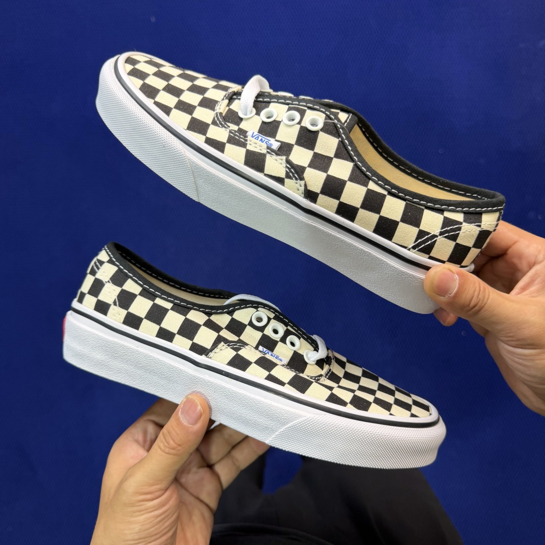 虎扑版！Vans Authentic 安纳海姆 043V纯原级别外贸订单！万斯经典 硫化帆布板鞋正品海鸥