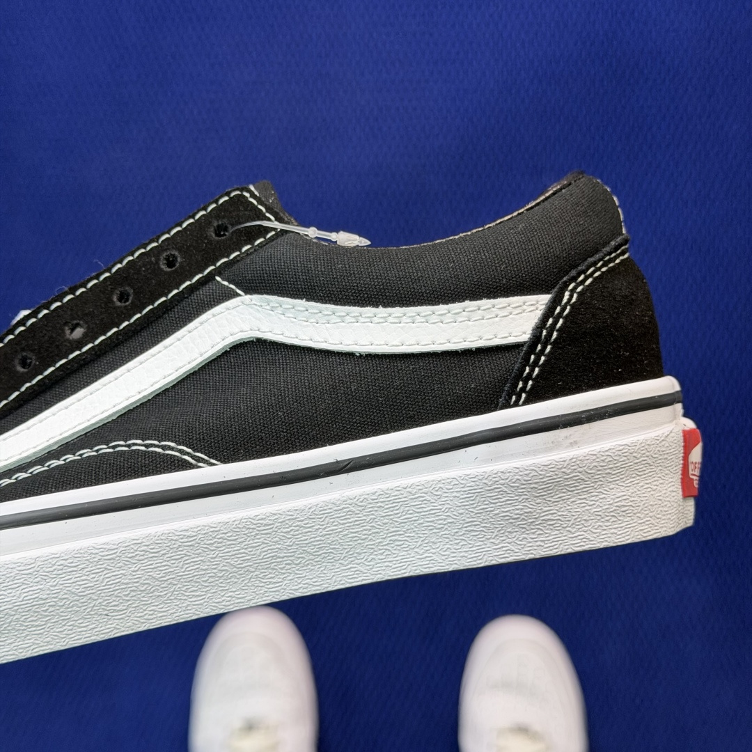 虎扑版！Vans Old Skool 低帮 085V纯原级别外贸订单！万斯经典 硫化帆布板鞋正品海鸥线 
