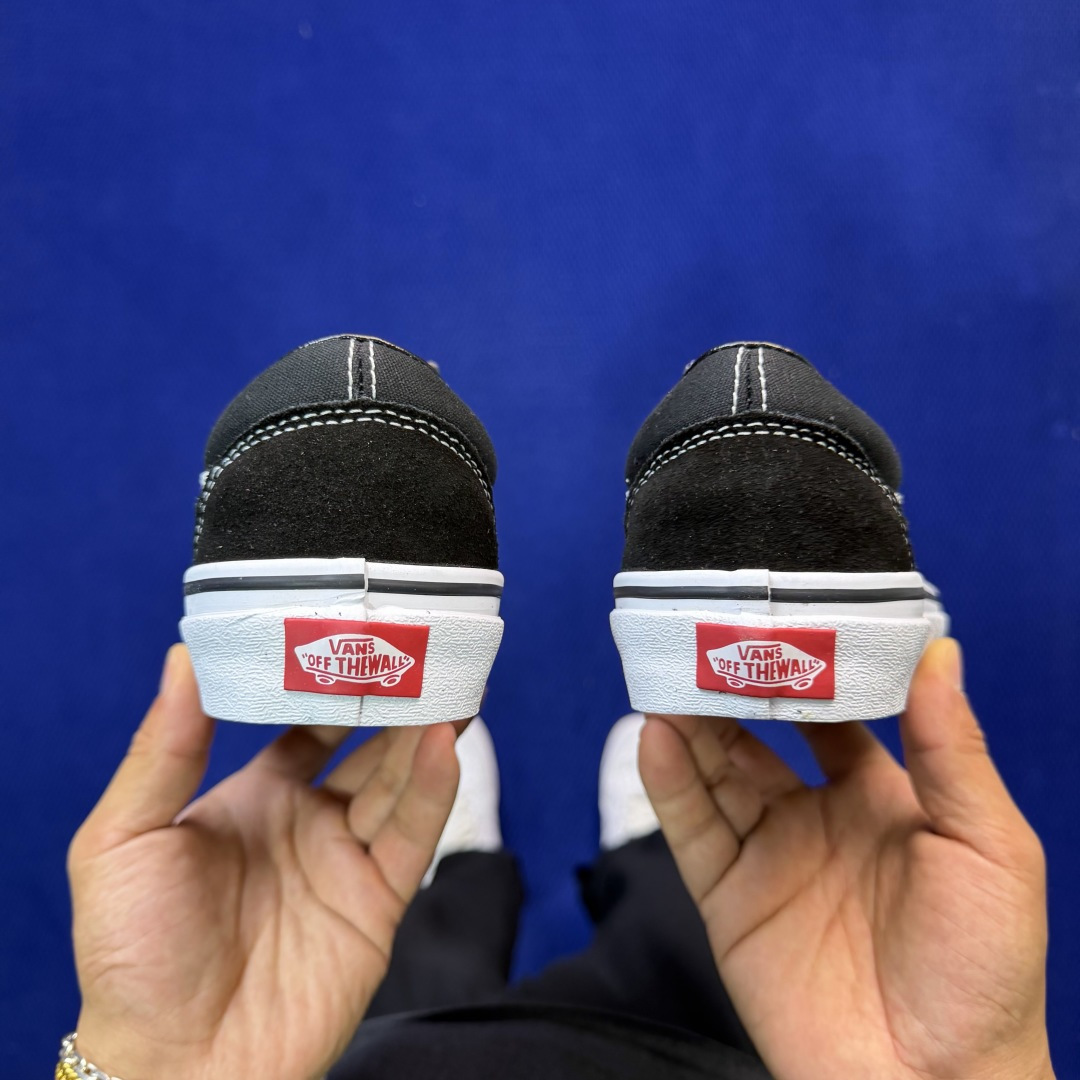 虎扑版！Vans Old Skool 低帮 085V纯原级别外贸订单！万斯经典 硫化帆布板鞋正品海鸥线 