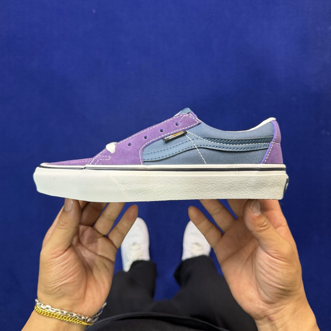 虎扑版！Vans Sk8-Low 低帮 145V纯原级别外贸订单！万斯经典 硫化帆布板鞋正品海鸥线 鞋头