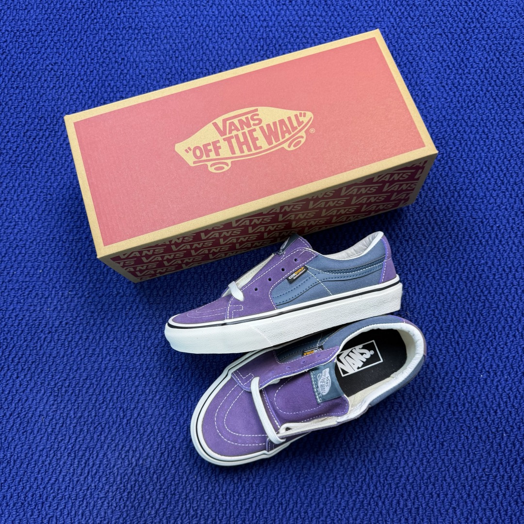 虎扑版！Vans Sk8-Low 低帮 145V纯原级别外贸订单！万斯经典 硫化帆布板鞋正品海鸥线 鞋头