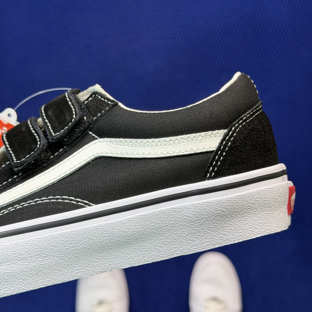 虎扑版！Vans Old Skool 绑带低帮 153V纯原级别外贸订单！万斯经典 硫化帆布板鞋正品海鸥