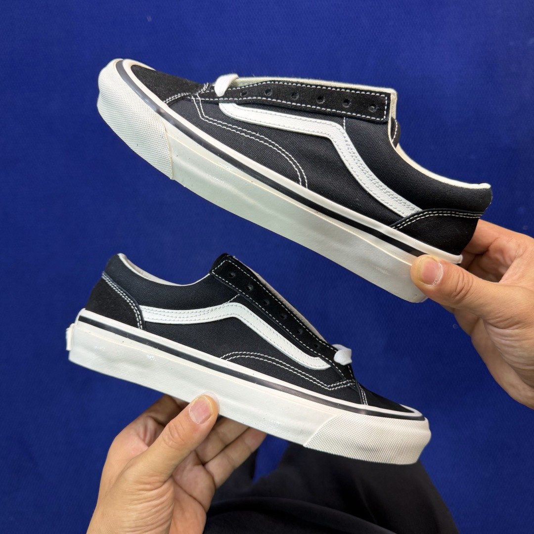 虎扑版！Vans Old Skool 低帮 149V纯原级别外贸订单！万斯经典 硫化帆布板鞋正品海鸥线 