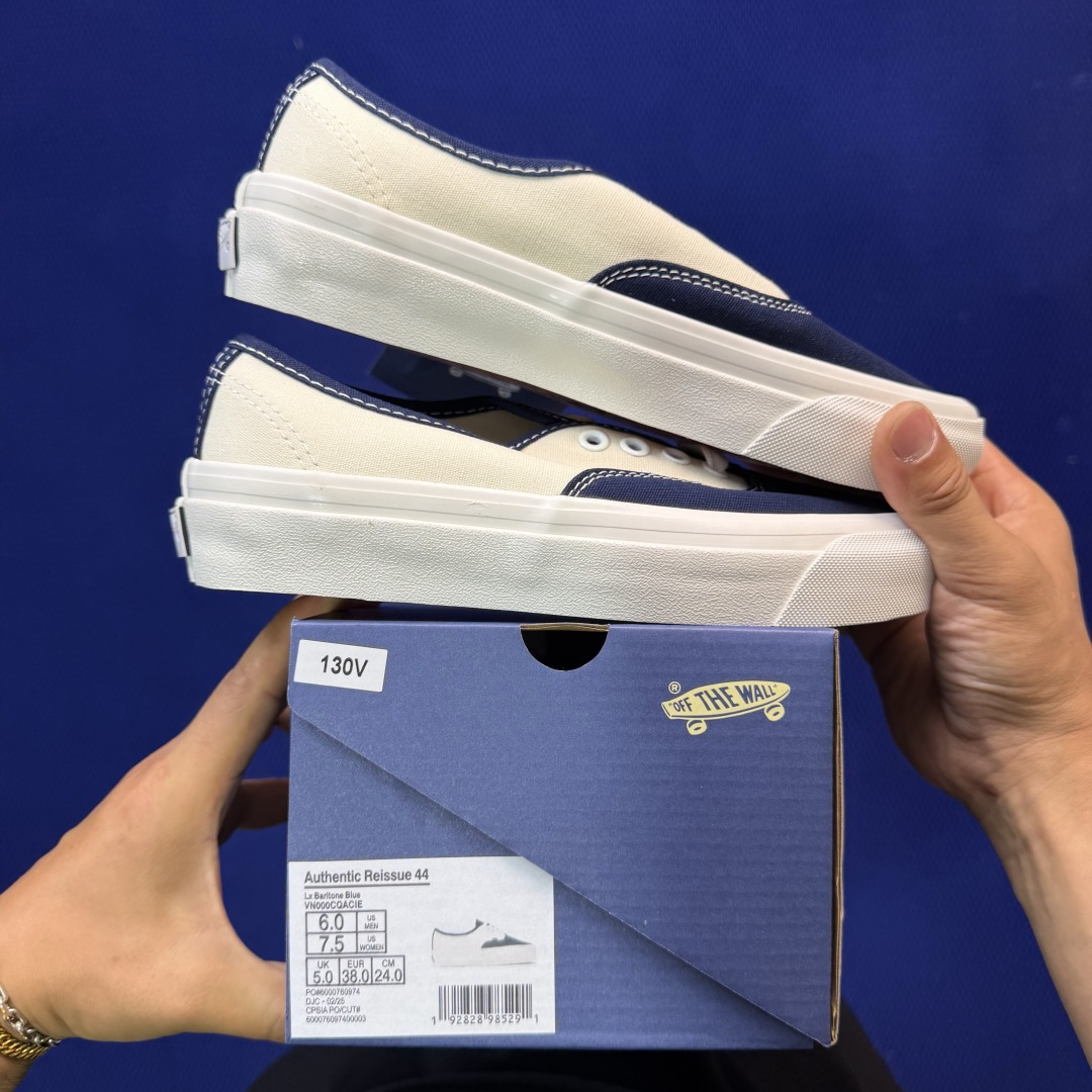 虎扑版！Vans Authentic 安纳海姆 130V纯原级别外贸订单！万斯经典 硫化帆布板鞋正品海鸥