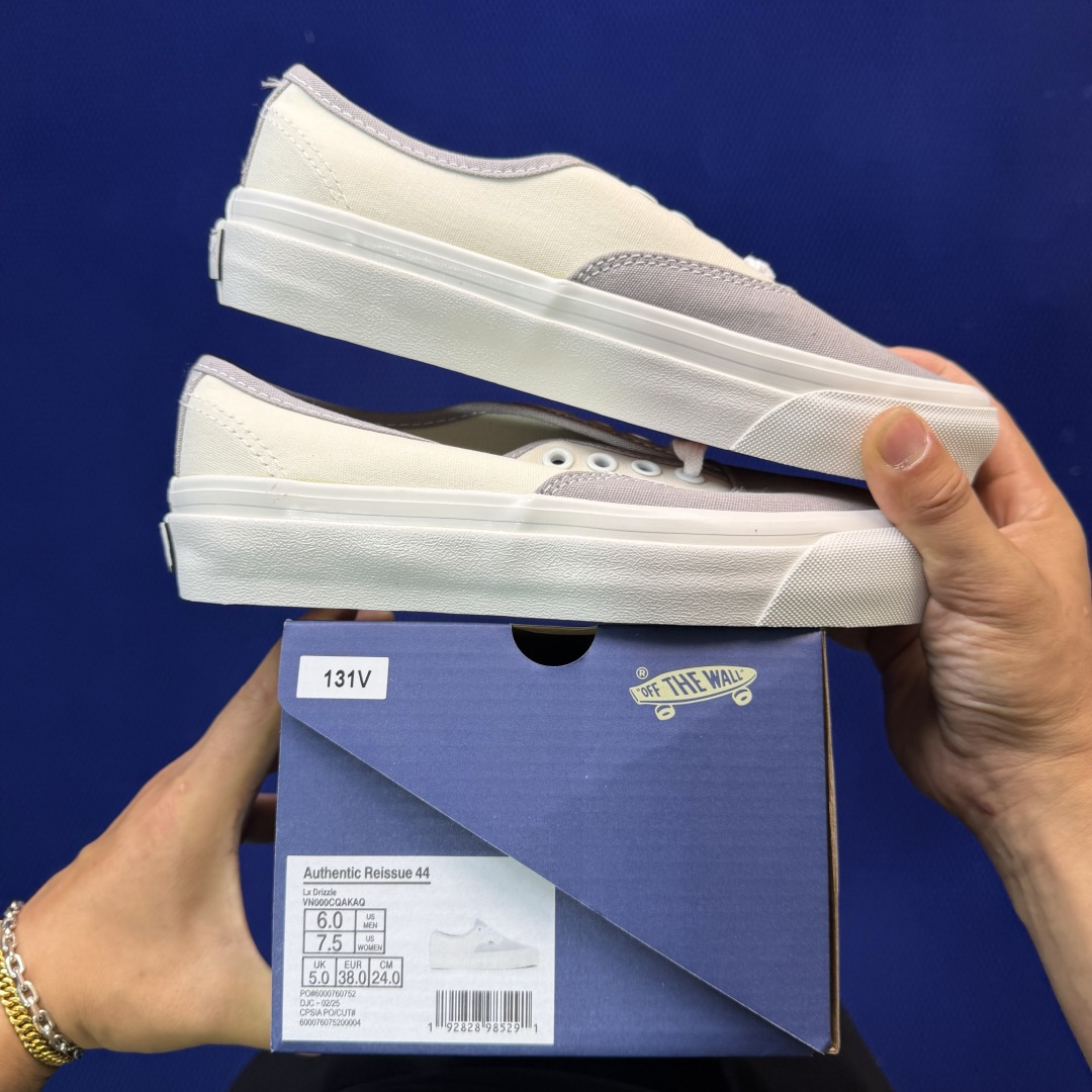 虎扑版！Vans Authentic 安纳海姆 131V纯原级别外贸订单！万斯经典 硫化帆布板鞋正品海鸥