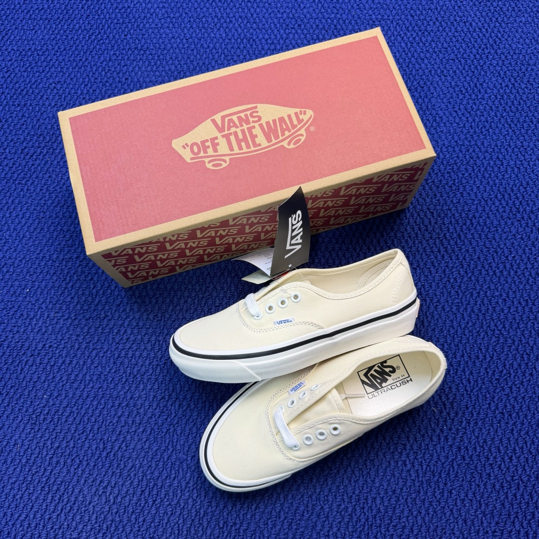 虎扑版！Vans Authentic 安纳海姆 056V纯原级别外贸订单！万斯经典 硫化帆布板鞋正品海鸥