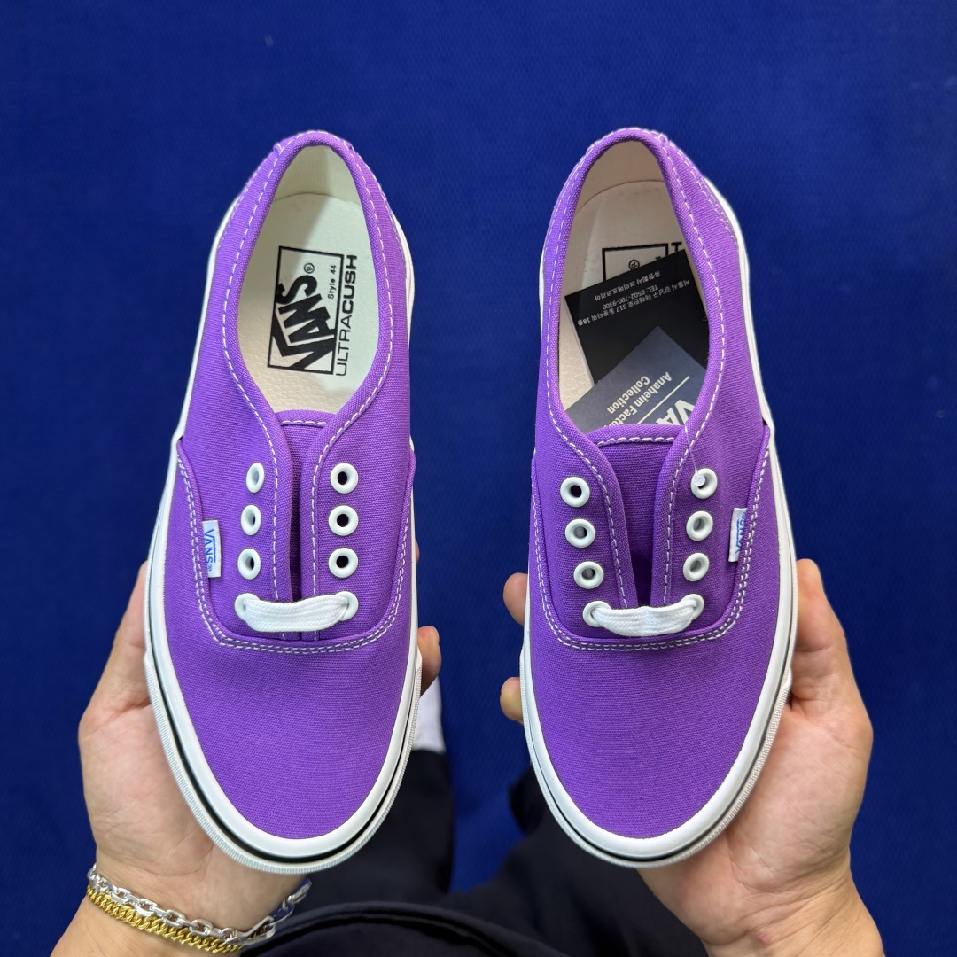 虎扑版！Vans Authentic 安纳海姆 055V纯原级别外贸订单！万斯经典 硫化帆布板鞋正品海鸥