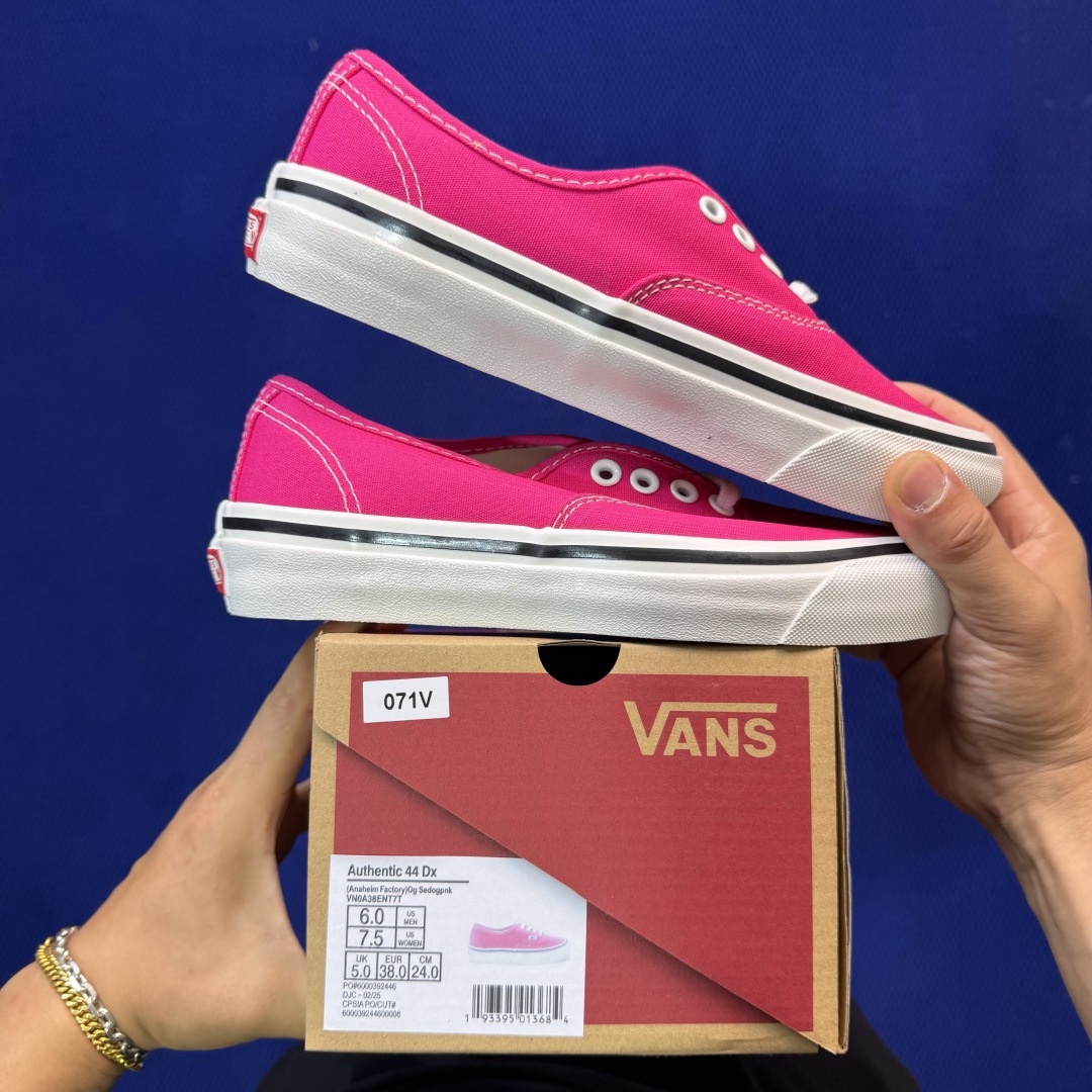 虎扑版！Vans Authentic 安纳海姆 071V纯原级别外贸订单！万斯经典 硫化帆布板鞋正品海鸥
