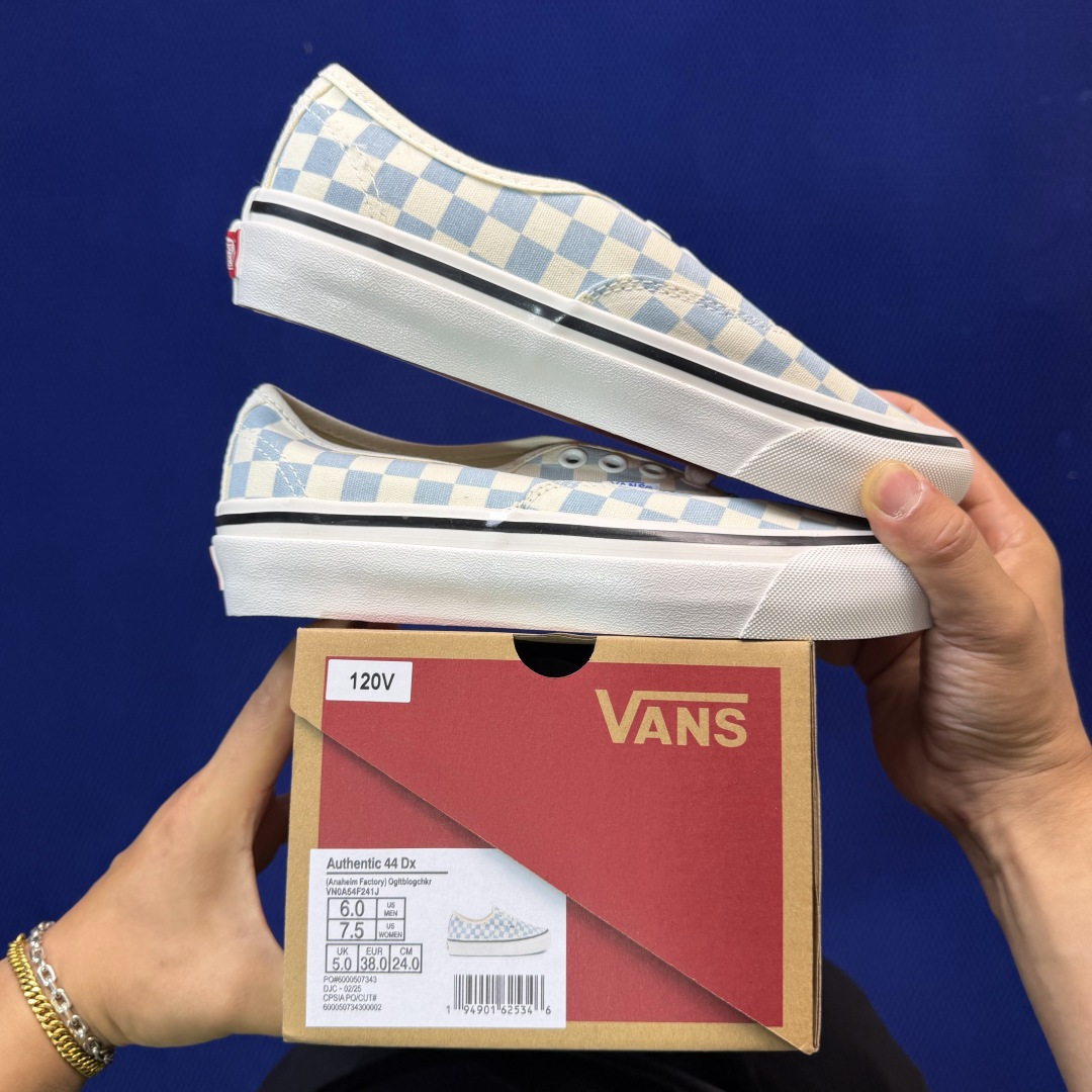 虎扑版！Vans Authentic 安纳海姆 120V纯原级别外贸订单！万斯经典 硫化帆布板鞋正品海鸥
