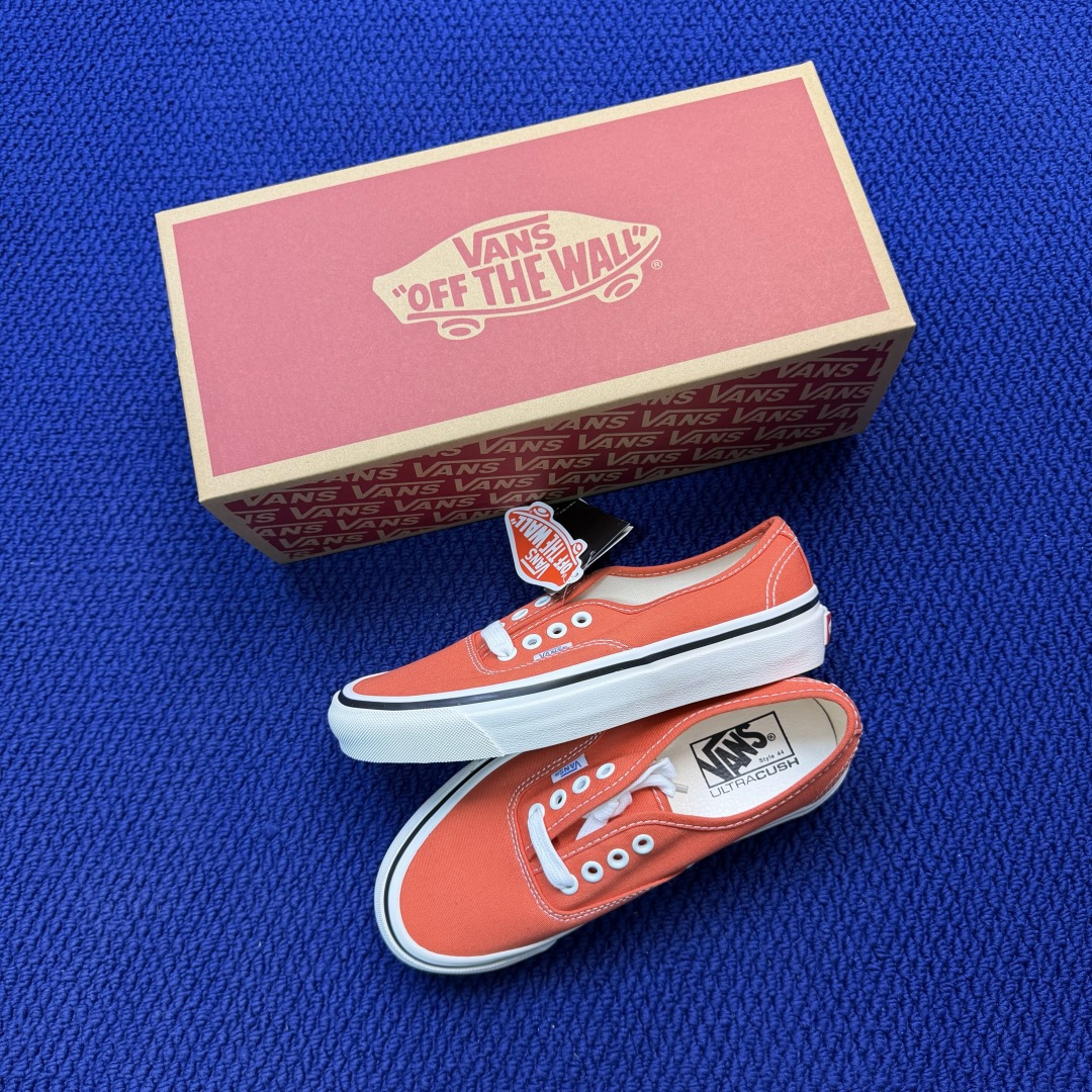 虎扑版！Vans Authentic 安纳海姆 061V纯原级别外贸订单！万斯经典 硫化帆布板鞋正品海鸥