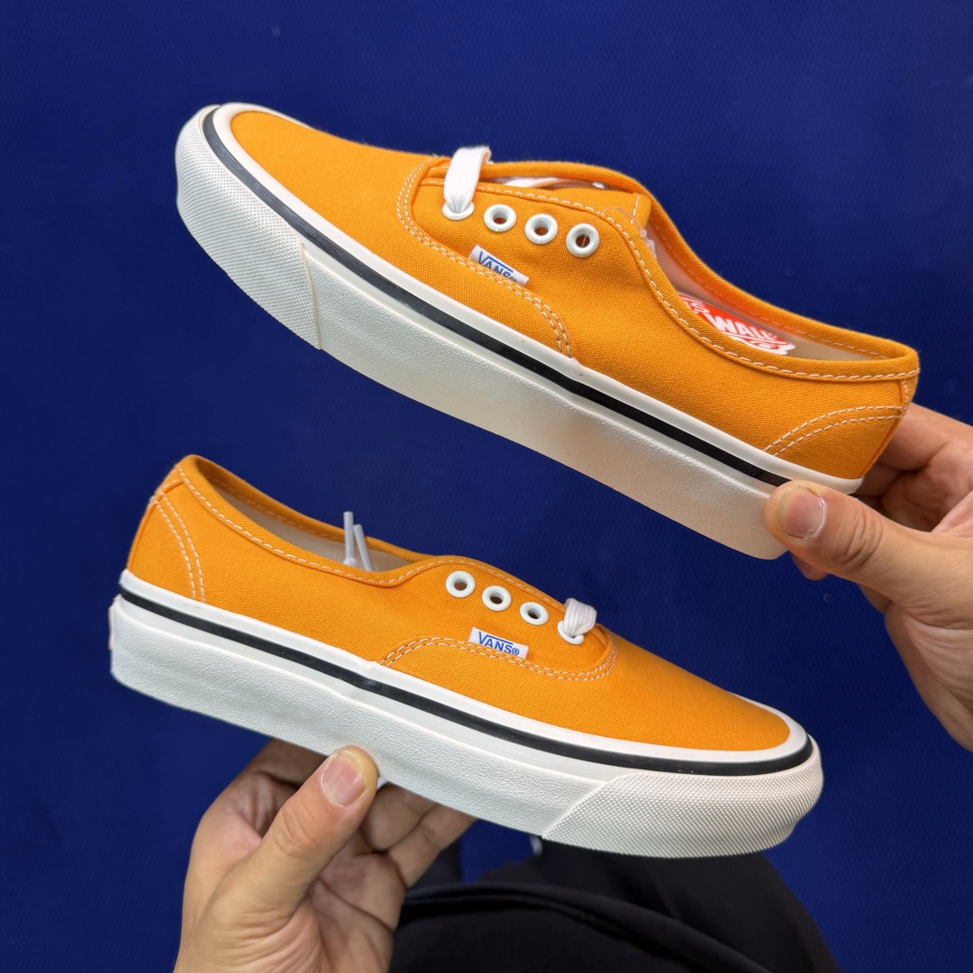 虎扑版！Vans Authentic 安纳海姆 057V纯原级别外贸订单！万斯经典 硫化帆布板鞋正品海鸥