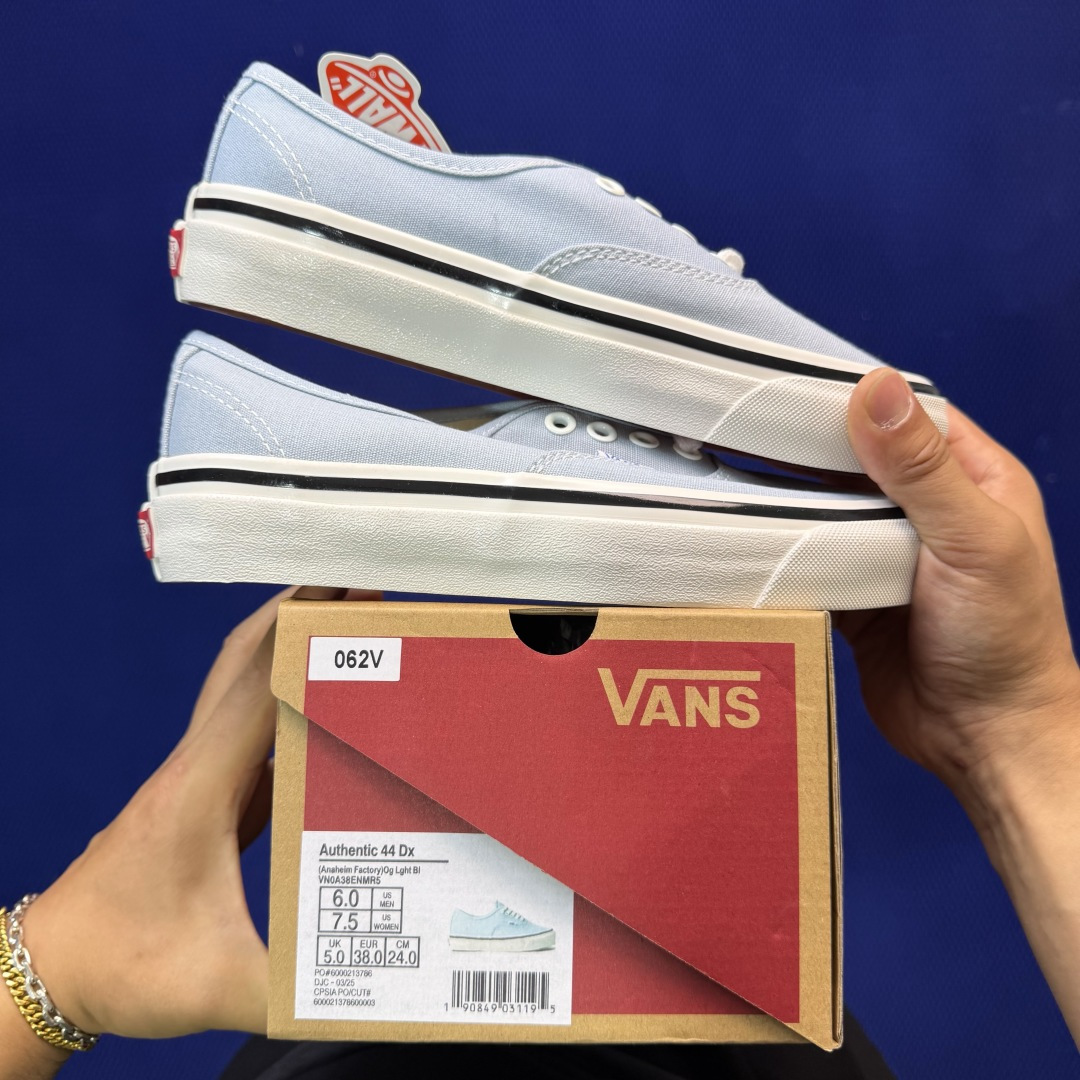 虎扑版！Vans Authentic 安纳海姆 062V纯原级别外贸订单！万斯经典 硫化帆布板鞋正品海鸥