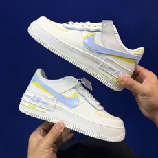 3A空军!马卡龙系列第62色:白蓝黄Nike AIR Force 1 Shadow 空军一号百分百每个配 3A空军!马卡龙系列第62色:白蓝黄Nike AIR Force 1 Shadow 空军一号百分百每个配