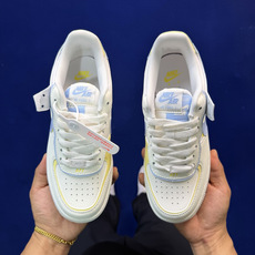 3A空军!马卡龙系列第62色:白蓝黄Nike AIR Force 1 Shadow 空军一号百分百每个配 3A空军!马卡龙系列第62色:白蓝黄Nike AIR Force 1 Shadow 空军一号百分百每个配