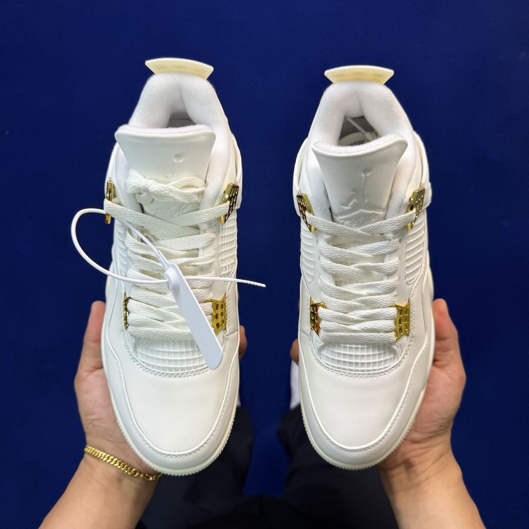 顶级性价比 aj4系列：白金全头层纯原大厂品质！货号：AQ9129-170 尺码40-47.5带半码