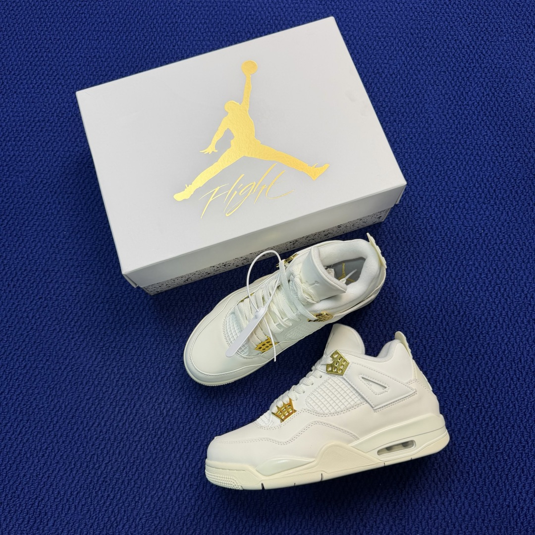 顶级性价比 aj4系列：白金全头层纯原大厂品质！货号：AQ9129-170 尺码40-47.5带半码