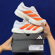 纯原真碳棒!adidas Adizero Adios Pro 4 阿迪达斯马拉松跑步鞋 第18色:白橙色 纯原真碳棒!adidas Adizero Adios Pro 4 阿迪达斯马拉松跑步鞋 第18色:白橙色