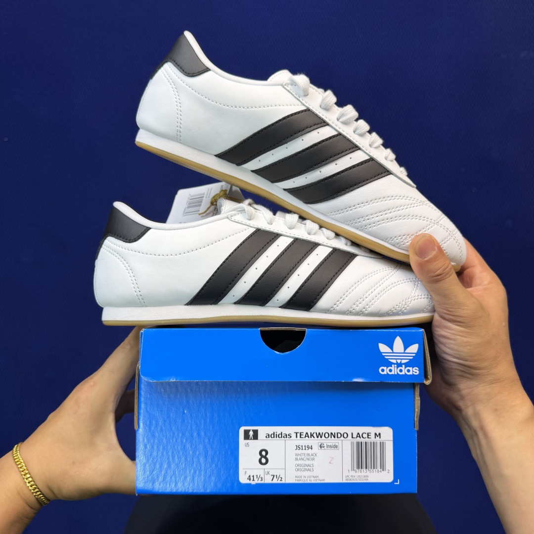 adidas originals Taekwondo 跆拳道训练鞋第5色:JS1193白色 尺码：36-