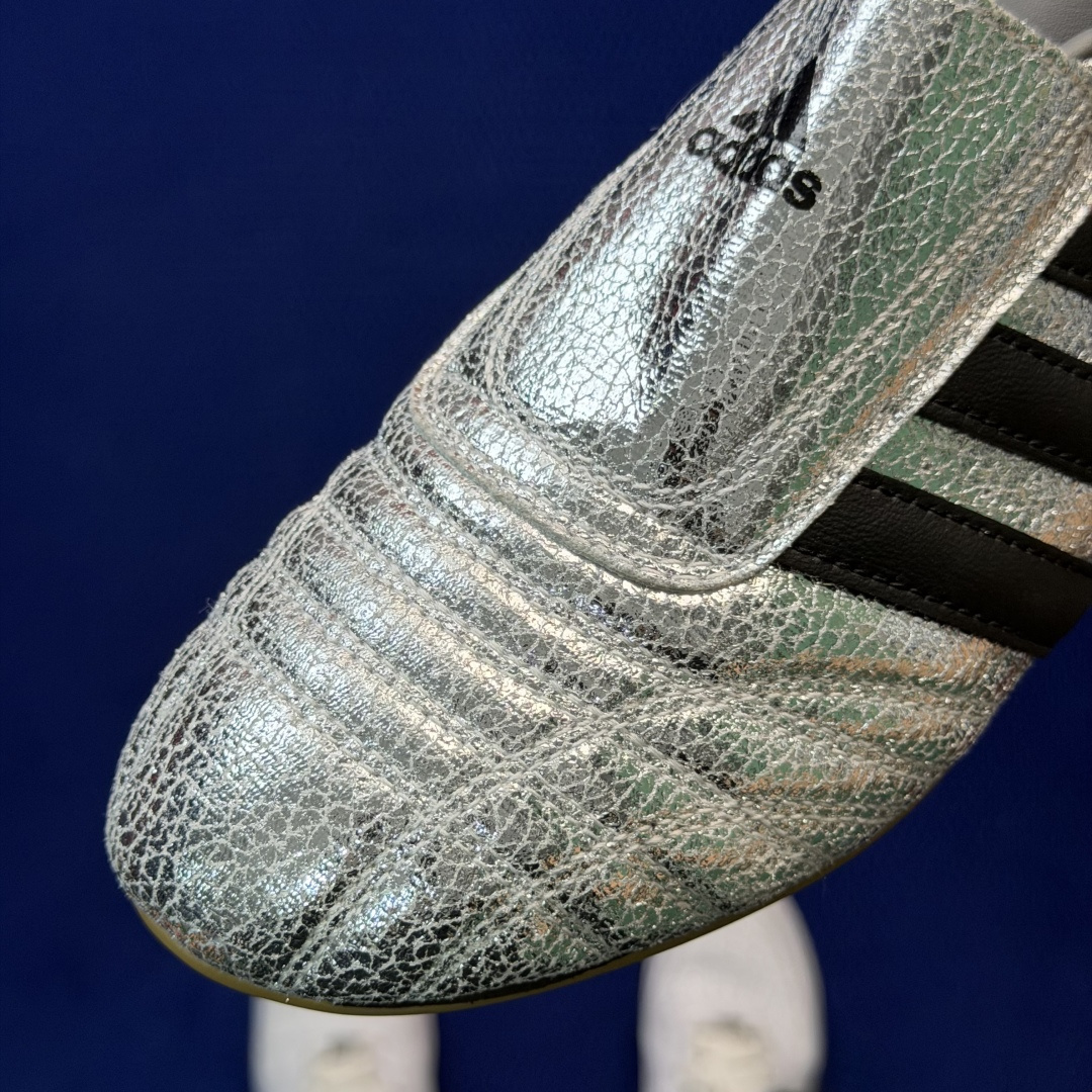 adidas originals Taekwondo 跆拳道训练鞋第6色:JH9664 全包鞋舌黑银尺码