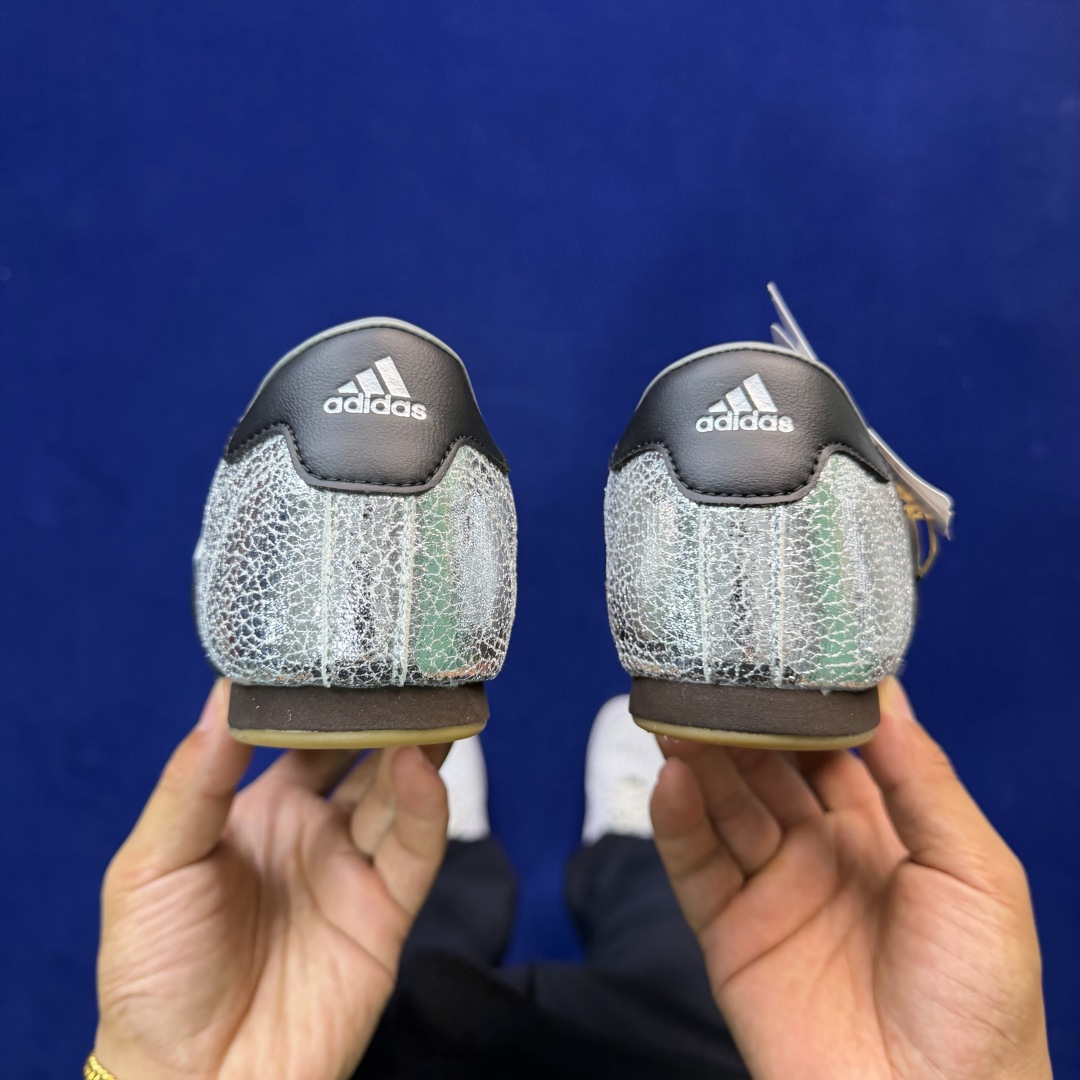 adidas originals Taekwondo 跆拳道训练鞋第6色:JH9664 全包鞋舌黑银尺码