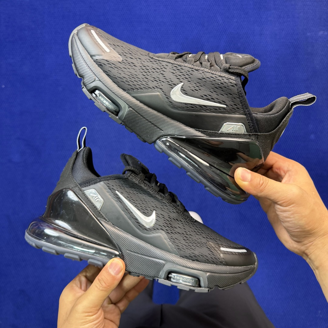 C版 Nike Air Max 270 PRM 最强品质第1色:黑色最强版本出货，又一行业标杆之作！ 2