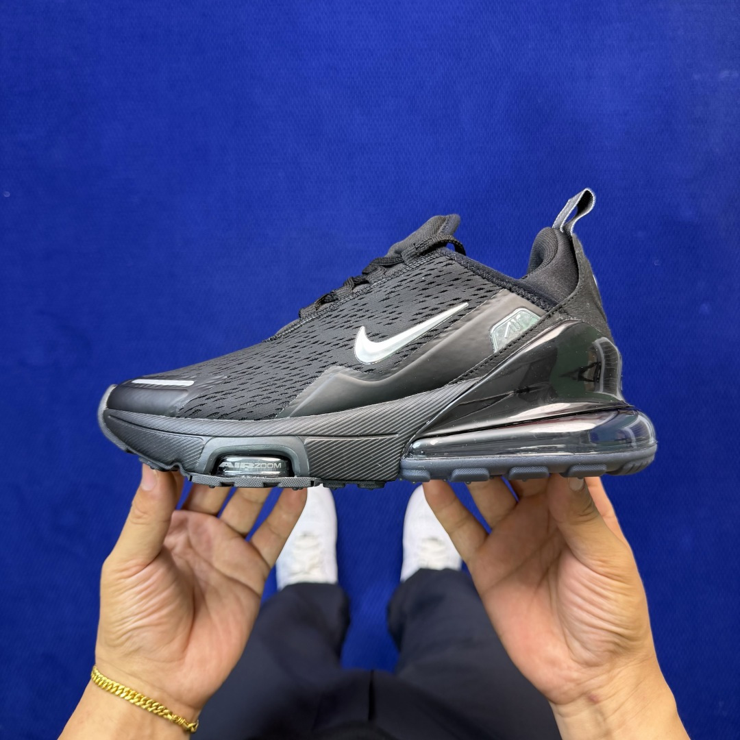 C版 Nike Air Max 270 PRM 最强品质第1色:黑色最强版本出货，又一行业标杆之作！ 2