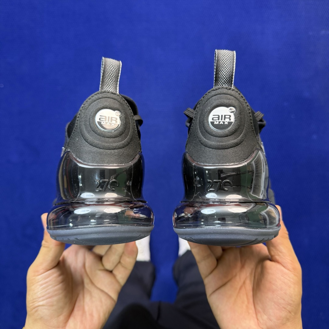 C版 Nike Air Max 270 PRM 最强品质第1色:黑色最强版本出货，又一行业标杆之作！ 2