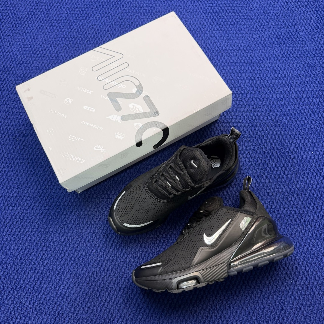 C版 Nike Air Max 270 PRM 最强品质第1色:黑色最强版本出货，又一行业标杆之作！ 2