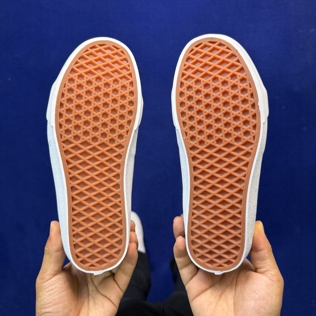 虎扑版！Vans Sk8-Mid 中帮 148V纯原级别外贸订单！万斯经典 硫化帆布板鞋正品海鸥线 鞋头