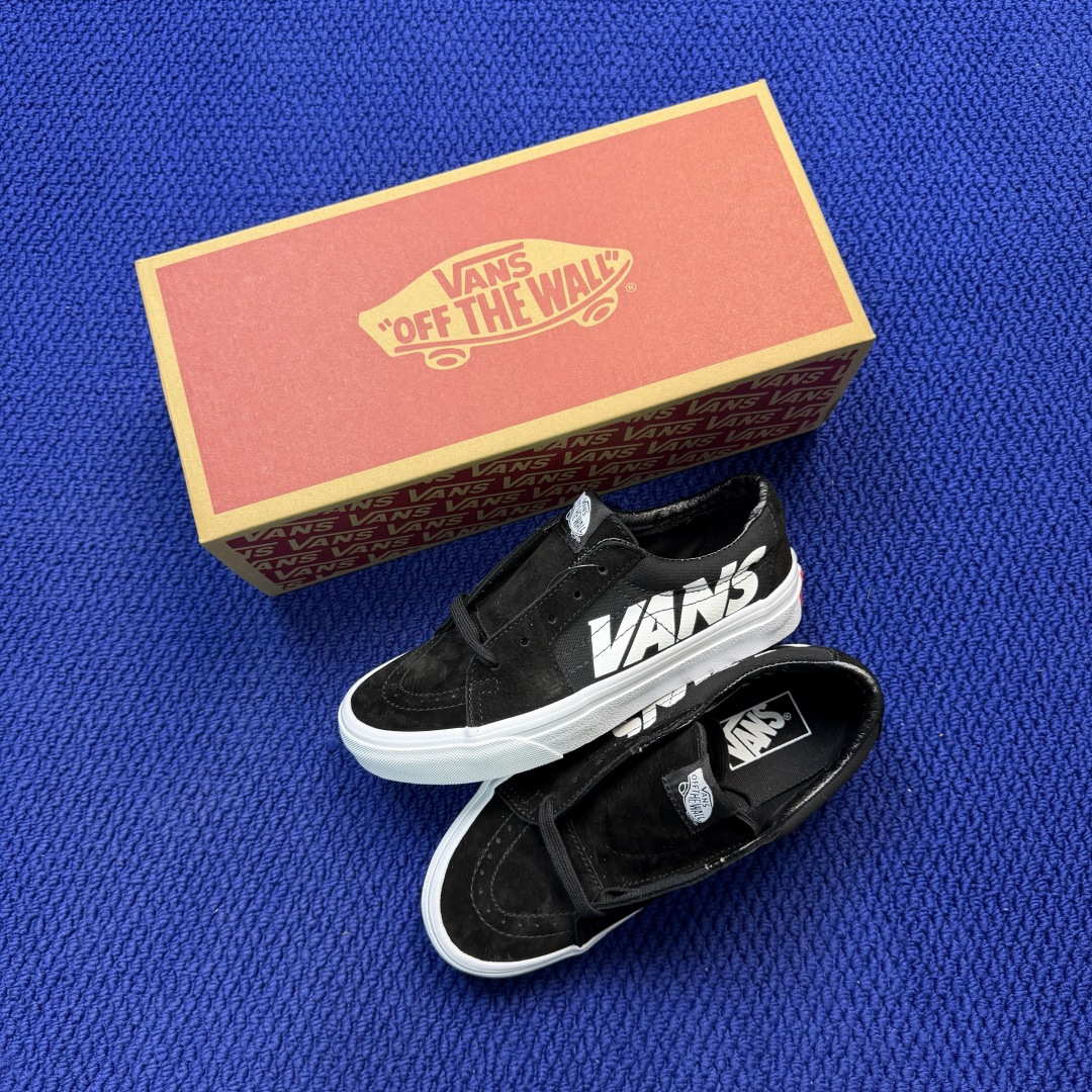 虎扑版！Vans Sk8-Low 低帮 144V纯原级别外贸订单！万斯经典 硫化帆布板鞋正品海鸥线 鞋头