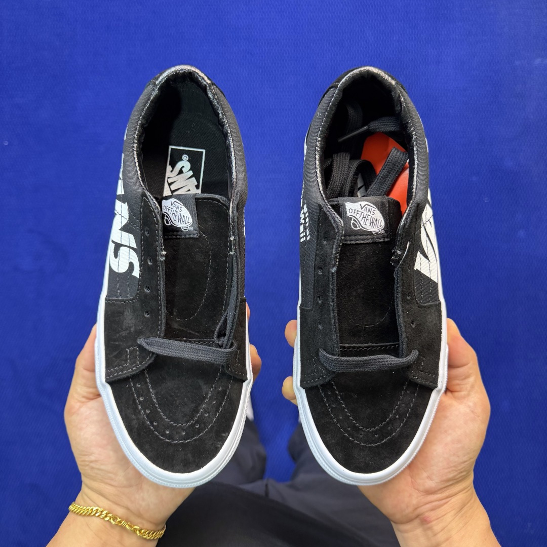 虎扑版！Vans Sk8-Low 低帮 144V纯原级别外贸订单！万斯经典 硫化帆布板鞋正品海鸥线 鞋头