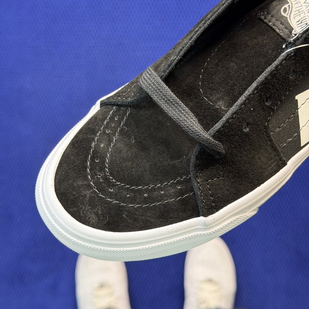 虎扑版！Vans Sk8-Low 低帮 144V纯原级别外贸订单！万斯经典 硫化帆布板鞋正品海鸥线 鞋头