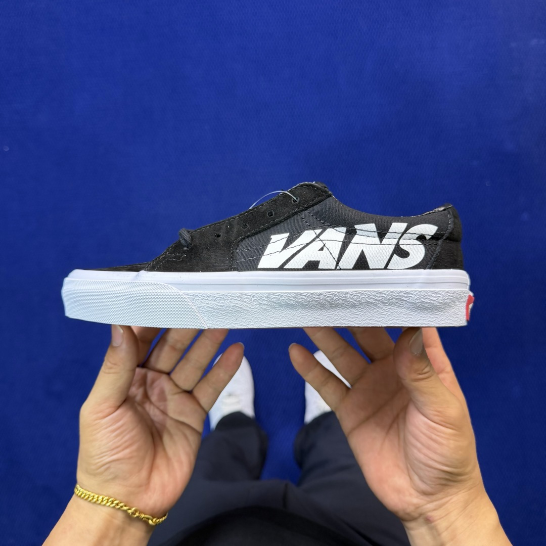 虎扑版！Vans Sk8-Low 低帮 144V纯原级别外贸订单！万斯经典 硫化帆布板鞋正品海鸥线 鞋头
