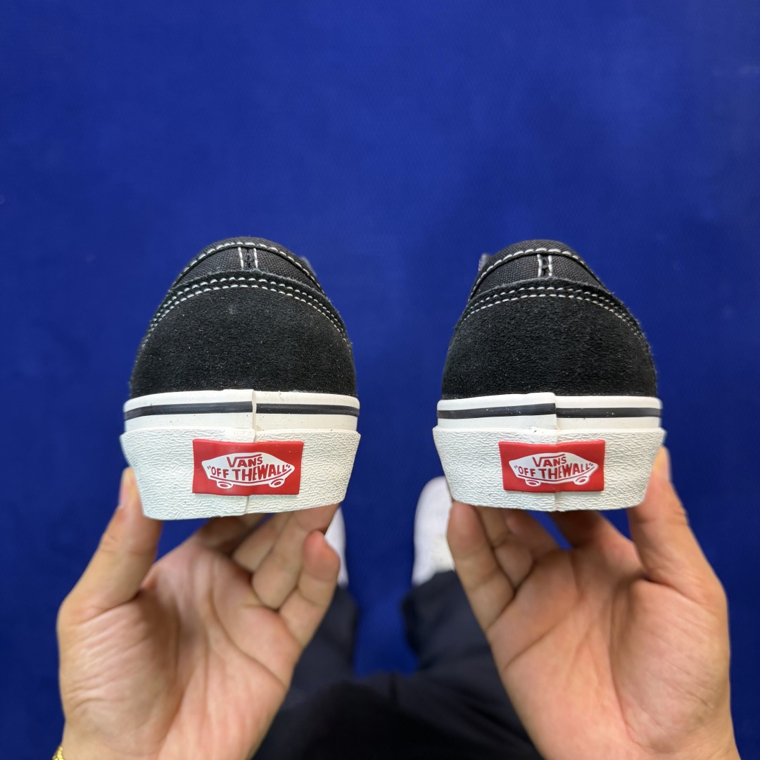 虎扑版！Vans Style 36 低帮 025V纯原级别外贸订单！万斯经典 硫化帆布板鞋正品海鸥线 鞋
