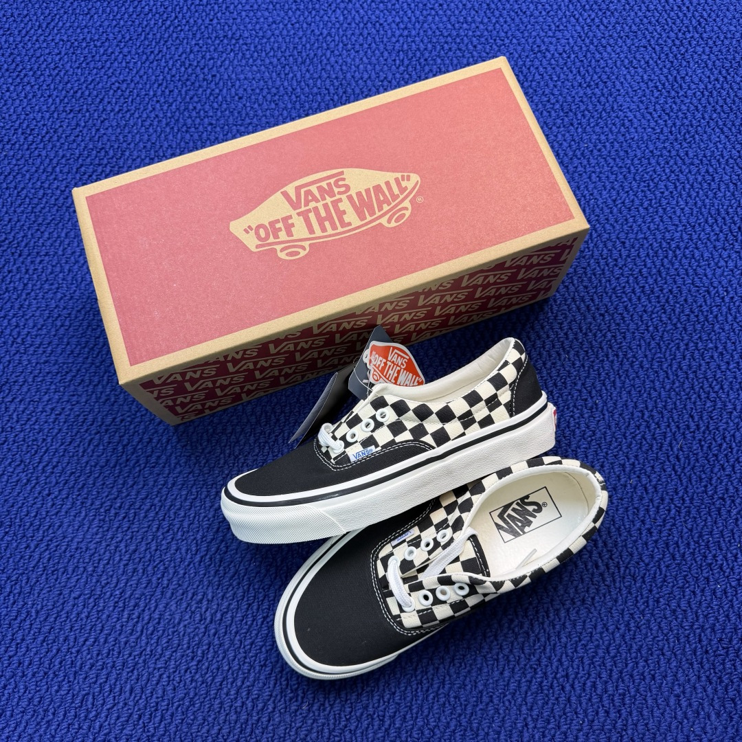 虎扑版！Vans Era 95 Dx 低帮 5-01纯原级别外贸订单！万斯经典 硫化帆布板鞋正品海鸥线 