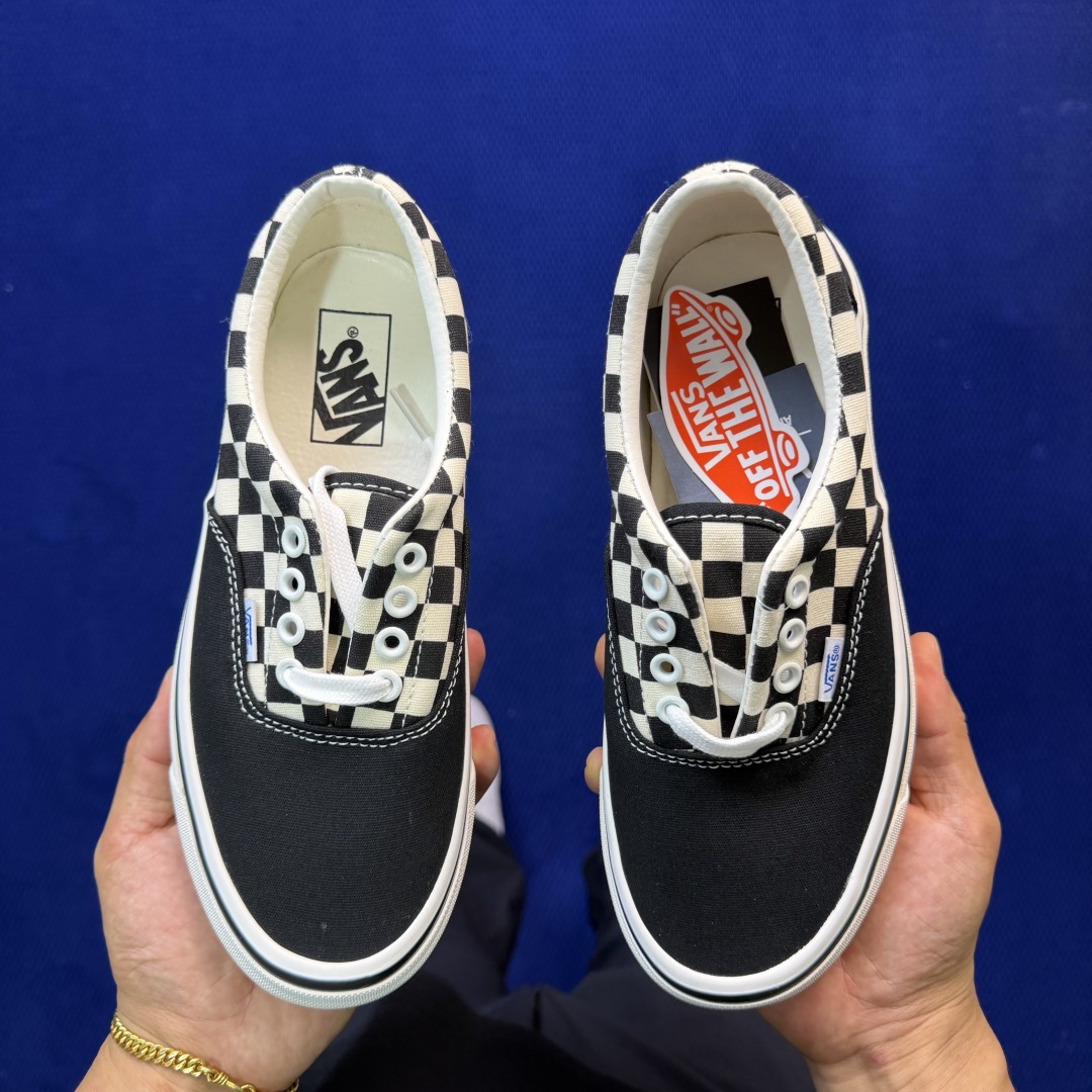 虎扑版！Vans Era 95 Dx 低帮 5-01纯原级别外贸订单！万斯经典 硫化帆布板鞋正品海鸥线 