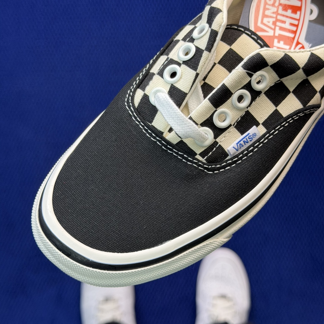 虎扑版！Vans Era 95 Dx 低帮 5-01纯原级别外贸订单！万斯经典 硫化帆布板鞋正品海鸥线 
