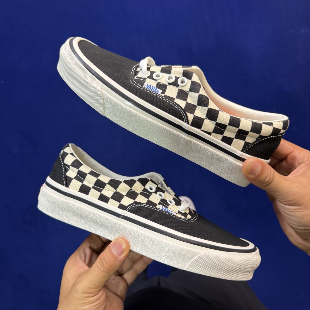 虎扑版！Vans Era 95 Dx 低帮 5-01纯原级别外贸订单！万斯经典 硫化帆布板鞋正品海鸥线 