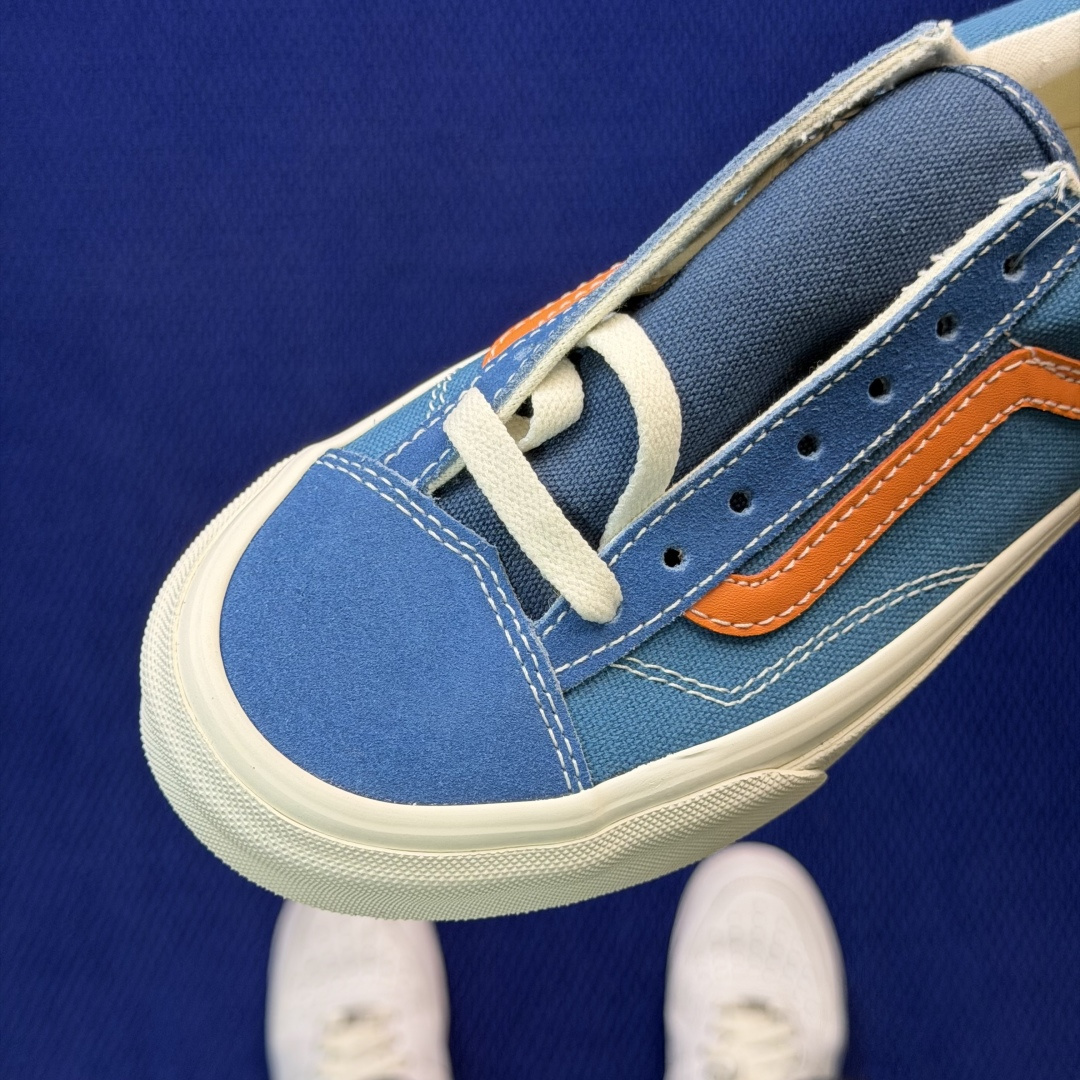 虎扑版！Vans Style 36 低帮 5-08纯原级别外贸订单！万斯经典 硫化帆布板鞋正品海鸥线 鞋