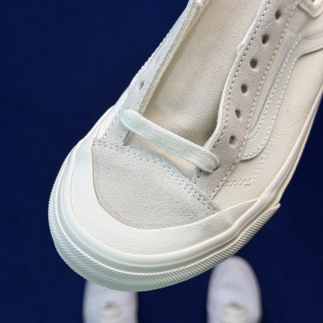 虎扑版！Vans Style 36 低帮 023V纯原级别外贸订单！万斯经典 硫化帆布板鞋正品海鸥线 鞋