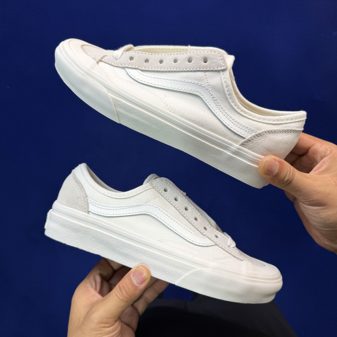 虎扑版！Vans Style 36 低帮 023V纯原级别外贸订单！万斯经典 硫化帆布板鞋正品海鸥线 鞋