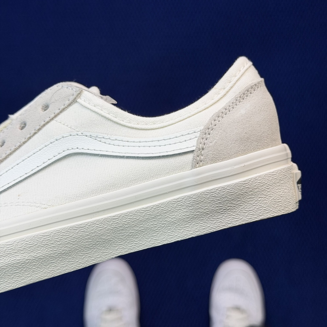 虎扑版！Vans Style 36 低帮 023V纯原级别外贸订单！万斯经典 硫化帆布板鞋正品海鸥线 鞋